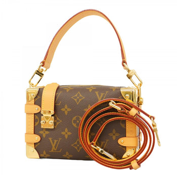 Louis Vuitton Monogram Side Trunk Pm Shoulder Bag M46815 Brown