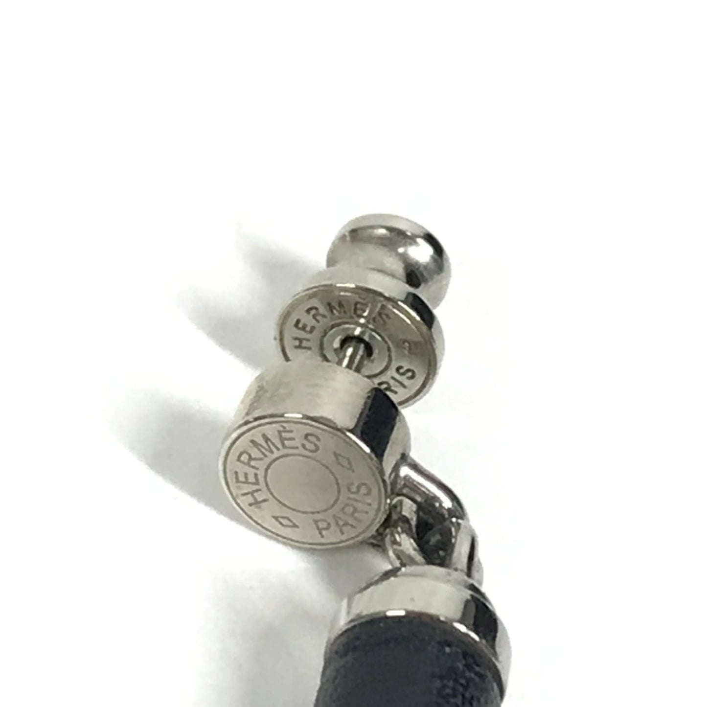 Hermes Charnire Pm Accessories Earrings In Swift Metal