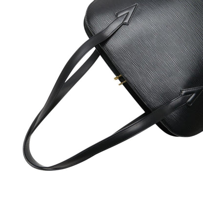 Louis Vuitton Epi Lussac One-Shoulder Bag Tote M52282 Noir Black Leather