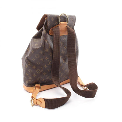 Louis Vuitton Montsouris Gm Backpack Bag Coated Canvas Leather Monogram