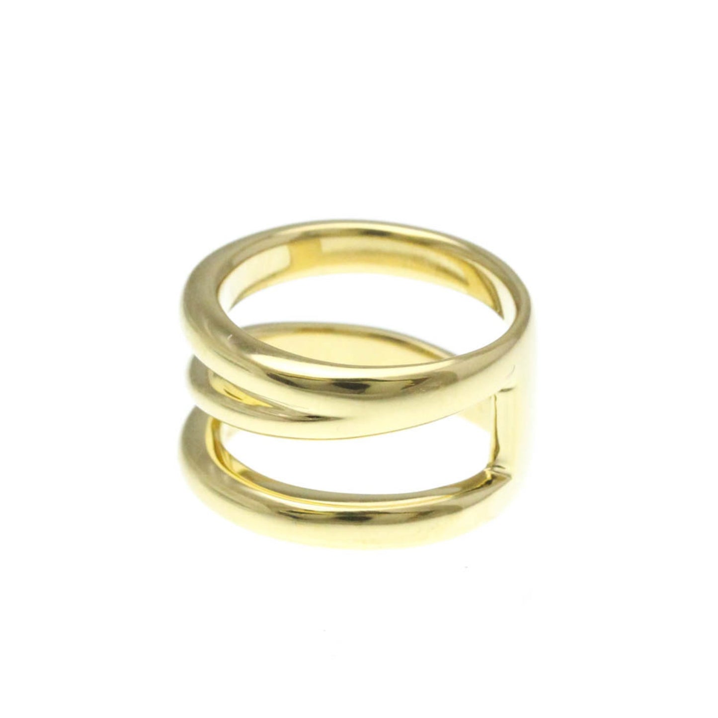 Tiffany Diagonal Ring Yellow Gold (18K) Fashion No Stone Band Ring Gold