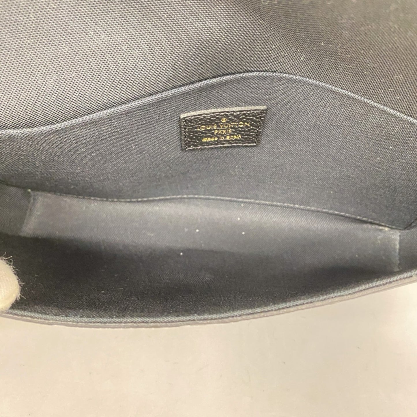 Louis Vuitton Monogram Empreinte Pochette Felicie Shoulder Wallet M82477 Noir