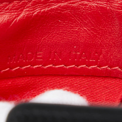 Christian Louboutin Script Mini Rubi Gaga Tri-Fold Wallet In Black