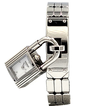 Hermes Kelly Watch Ke4.110 White Dial Stainless Steel S