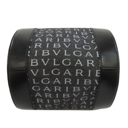 Bvlgari Drum Bag Logomania Handbag Canvas