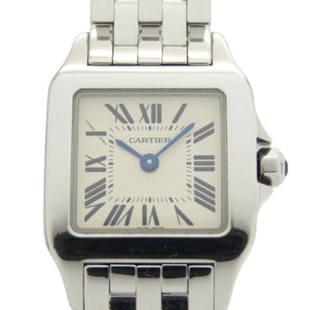 Cartier Santos Demoiselle W25064Z5 Stainless Steel White