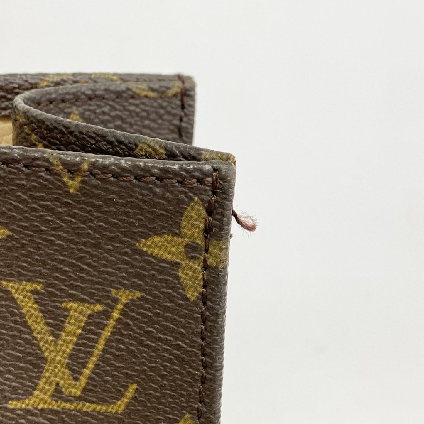 Louis Vuitton Monogram Sac Plat Tote Bag M51140 Brown