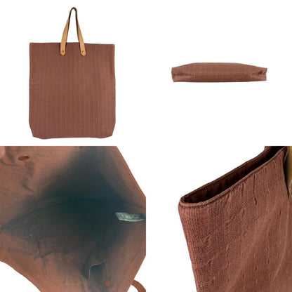 Hermes Herms Amedaba Diago Gm Handbag Tote Bag In Brown And Gold