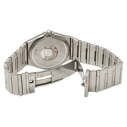 Omega Constellation Quartz Watch With Silver Dial And Stainless Steel