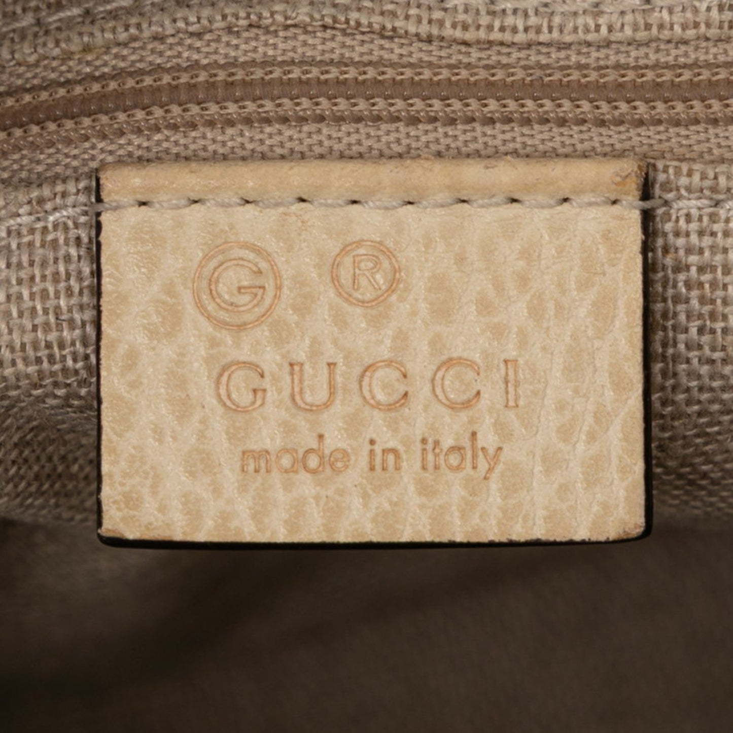 Gucci Gg Canvas Handbag/Shoulder Bag 2Way 449241 Beige Ivory Leather