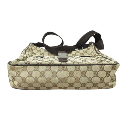 Gucci Gg Canvas Shoulder Bag 131211 Beige Brown