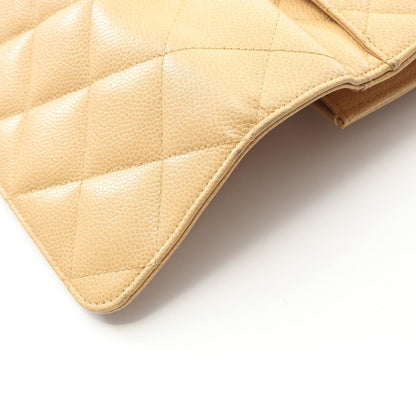 Chanel Matelasse Briefcase Bag In Calfskin Leather (Beige)