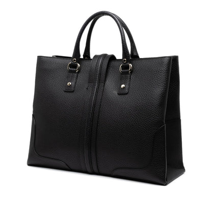 Gucci Tote Bag Handbag 130994 Black Leather