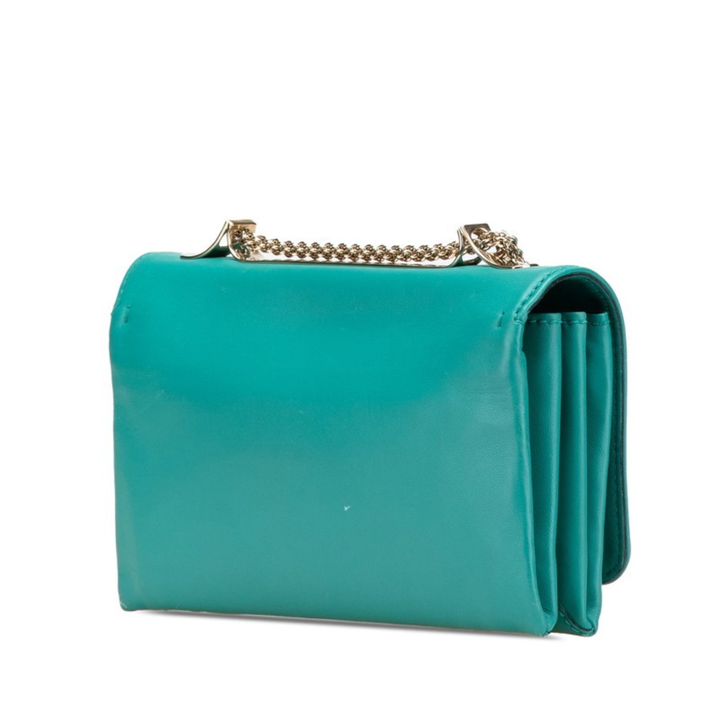 Valentino Rockstud Shoulder Bag In Green
