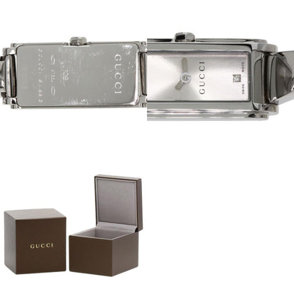 Gucci 109 Square Face 2P Diamond Watch Stainless Steel/Ss
