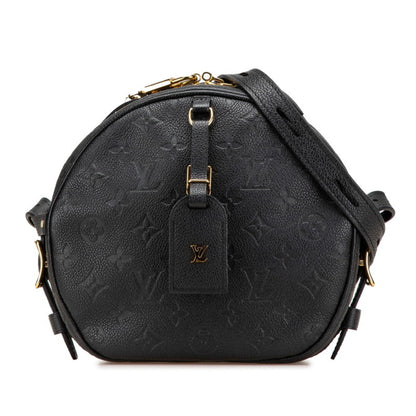 Louis Vuitton Monogram Empreinte Boite Chapeau Souple Mm Crossbody Shoulder Bag M45649 Noir Black