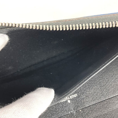 Louis Vuitton N60153 Damier Graphite Zippy Organizer Nm Long Wallet With Lv Alps Patch