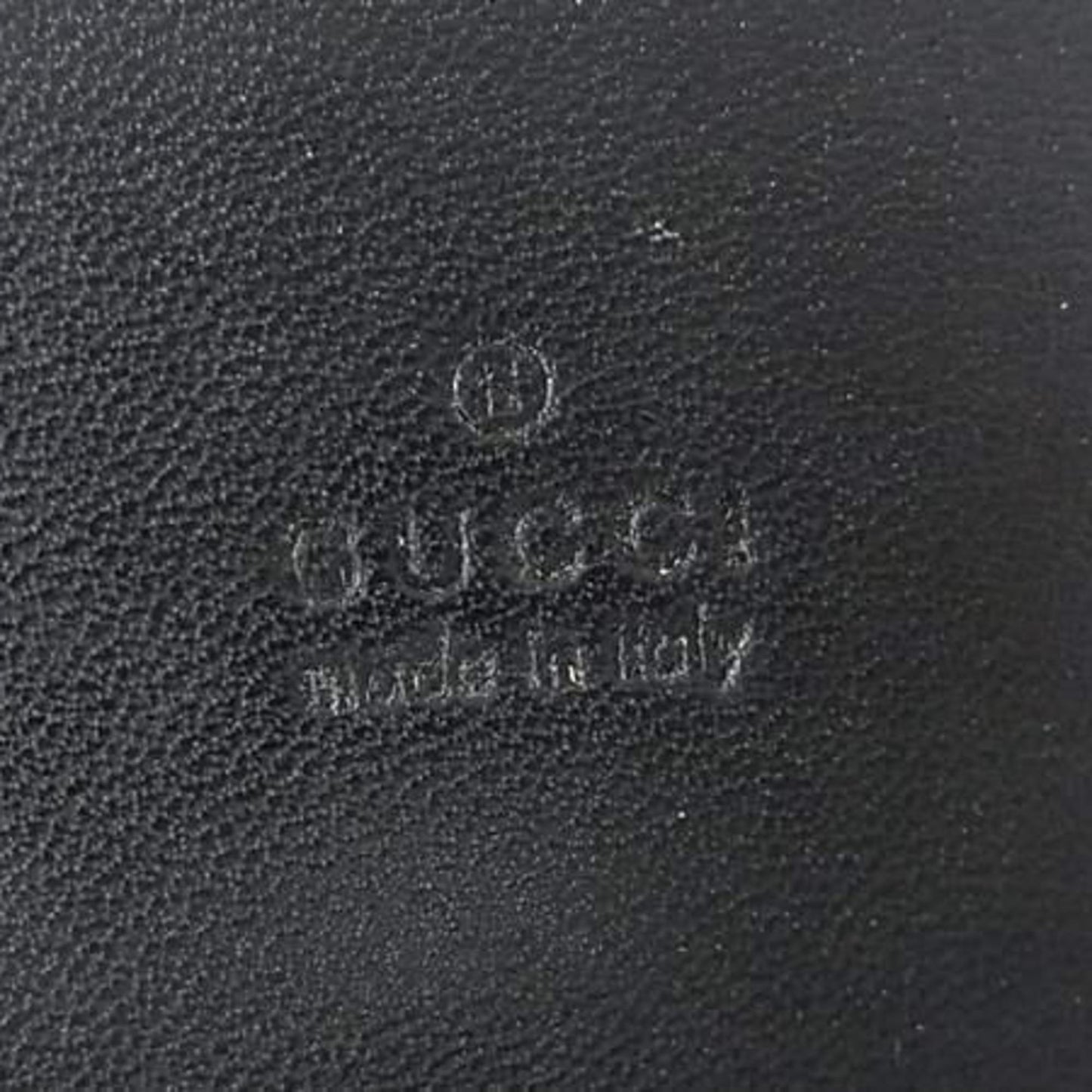 Gucci Gg Imprime Cigarette Case 181716 Black Leather