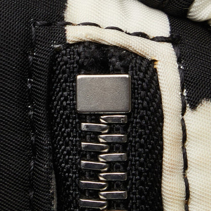 Burberry Logo Zebra Waist Bag In White