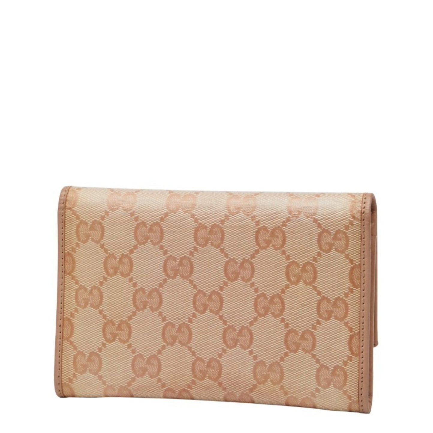 Gucci Gg Crystal Bifold Wallet 190331 Pink Leather