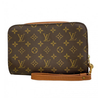 Louis Vuitton Monogram Orsay Clutch Bag M51790 Brown