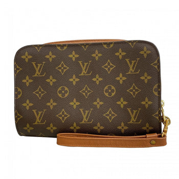 Louis Vuitton Monogram Orsay Clutch Bag M51790 Brown