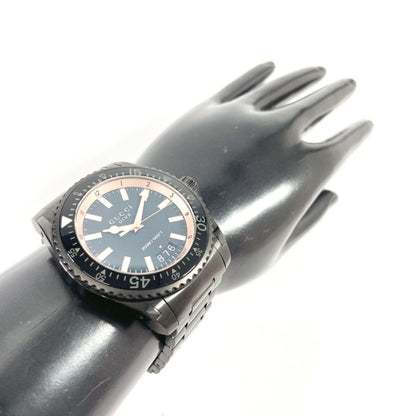 Gucci Dive Ya136213 Watch Stainless Steel/Stainless Steel Black Quartz Dial