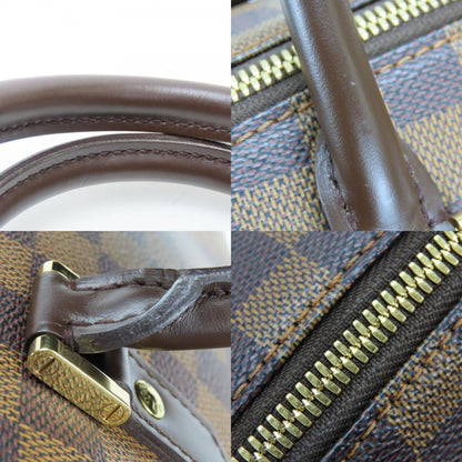 Louis Vuitton Rivera Mm Handbag N41434 Damier Ebene Brown