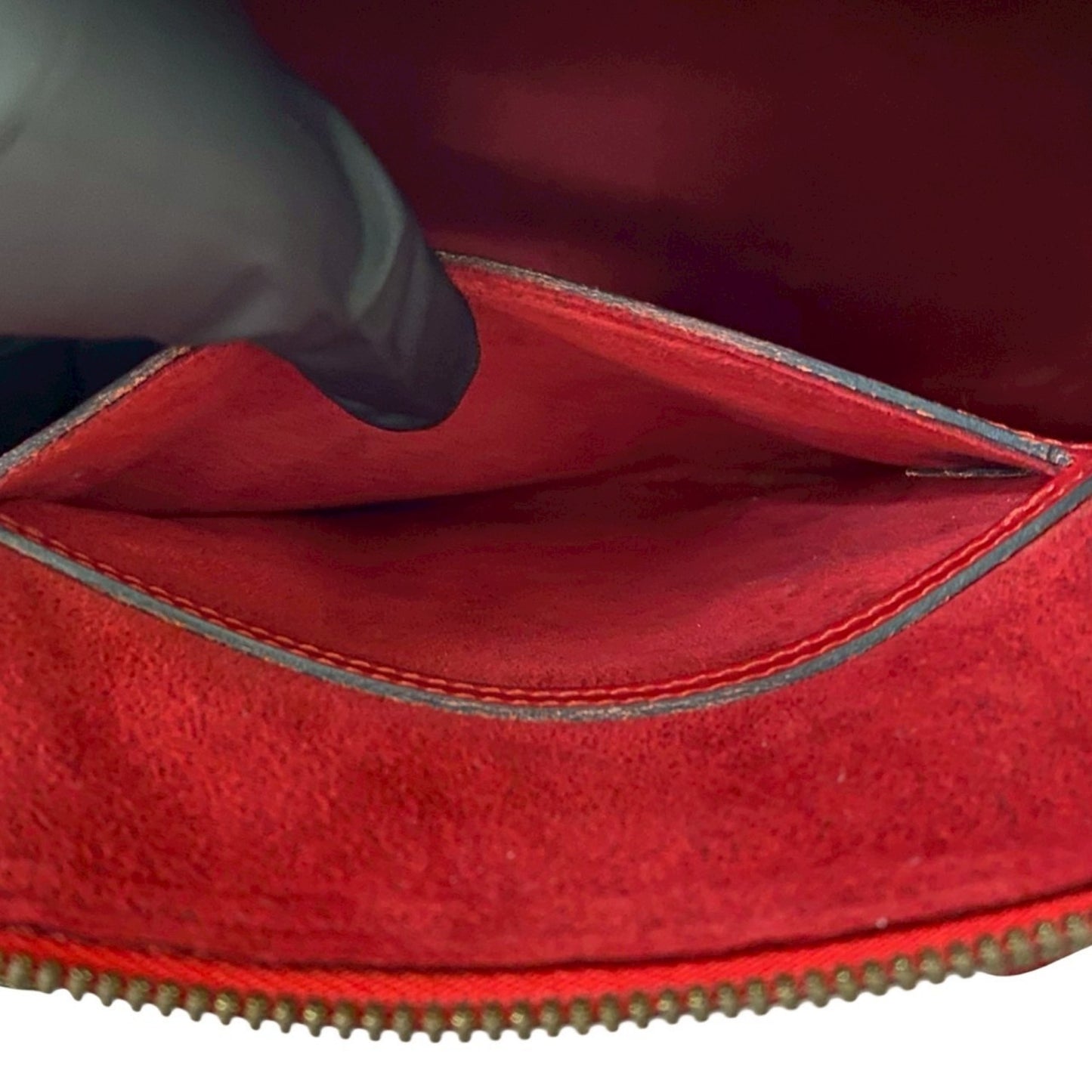 Louis Vuitton Alma Epi Leather Mini Tote Bag In Castilian Red