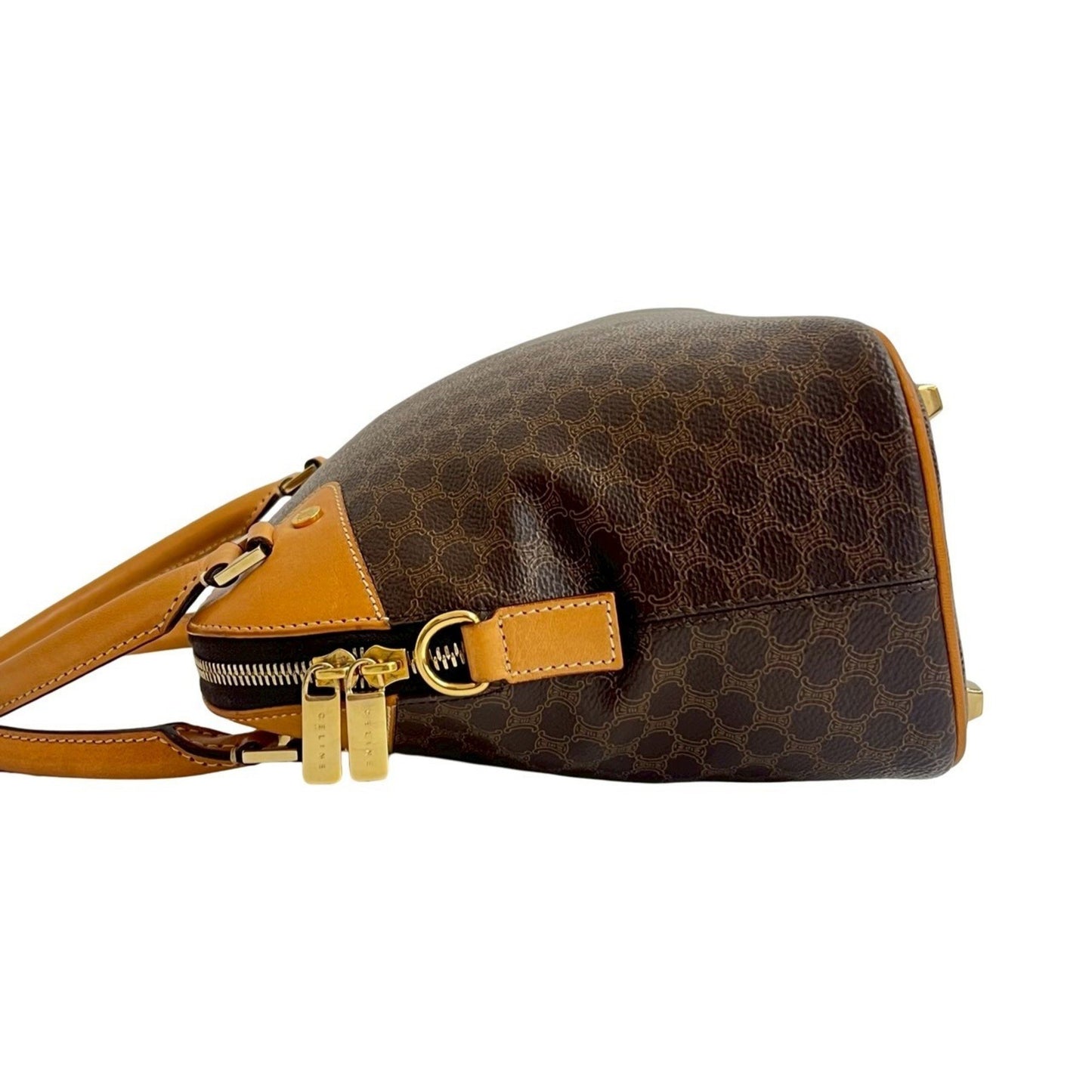 Celine Macadam Leather 2-Way Handbag