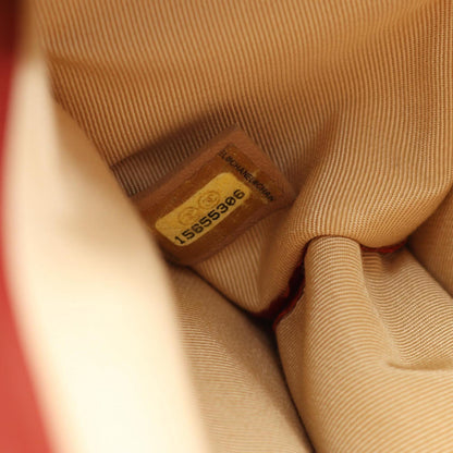 Chanel Bias Stitch Shoulder Bag In Lambskin Leather