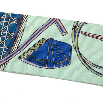 Herms Twilly "Les Voitures A Transformation" Folding Carriage Scarf