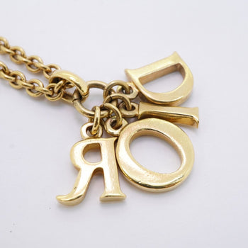 Christian Dior Necklace Gp Plated Gold