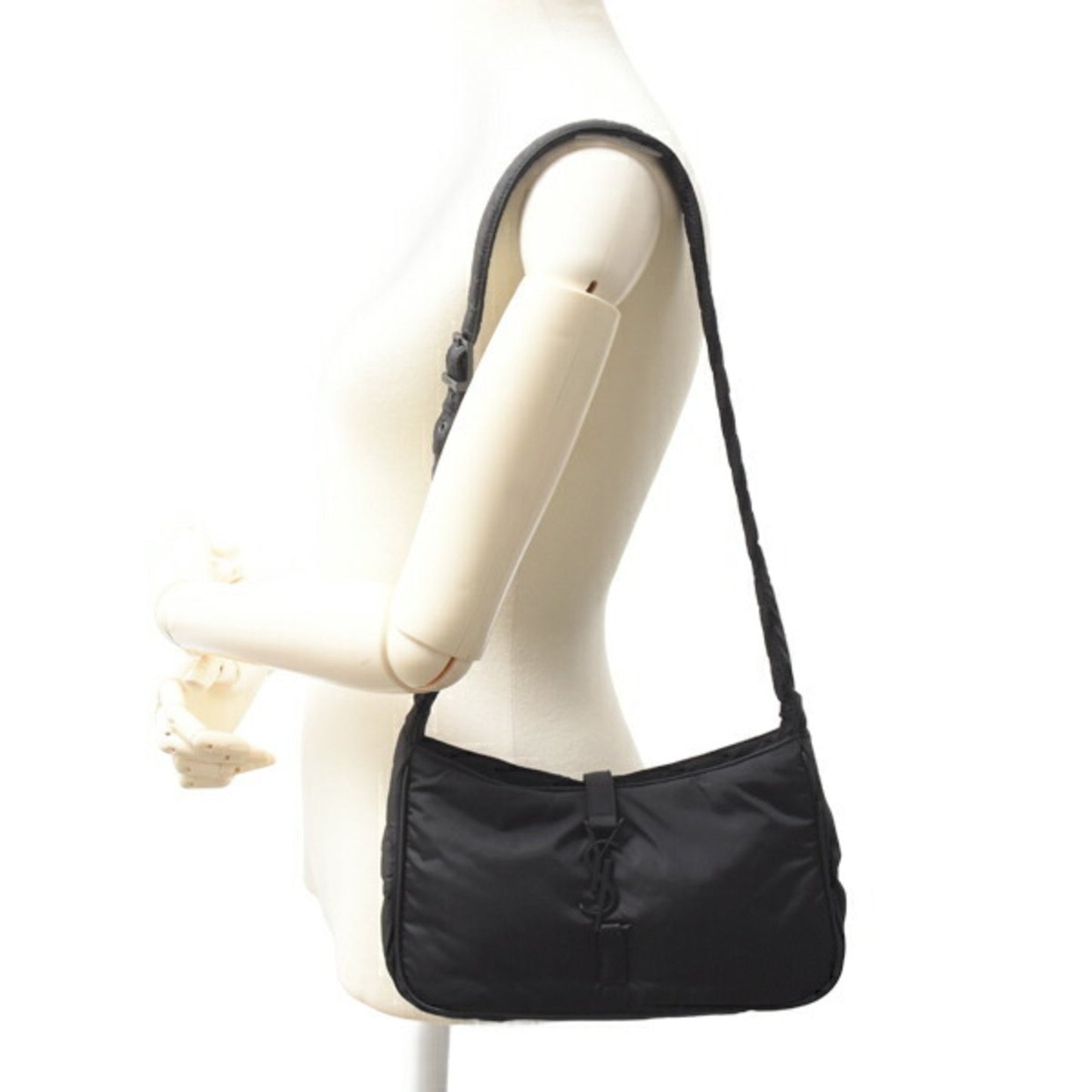 Saint Laurent Mini Shoulder Bag In Black Nylon For Men And Women