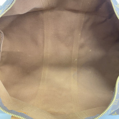 Louis Vuitton Monogram Keepall 55 Boston Bag M41424 Brown