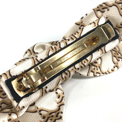 Fendi Ribbon Hair Hairpin Barrette Silk