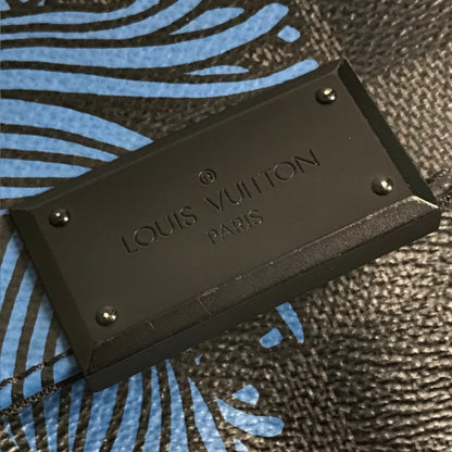 Louis Vuitton N41714 Damier Graphite District Pm Christopher Nemeth Rope Motif Messenger Bag Flap