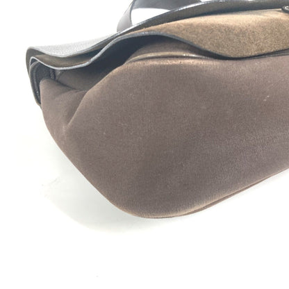 Hermes Sac Colorado Gm Flap Bag Shoulder Canvas Leather