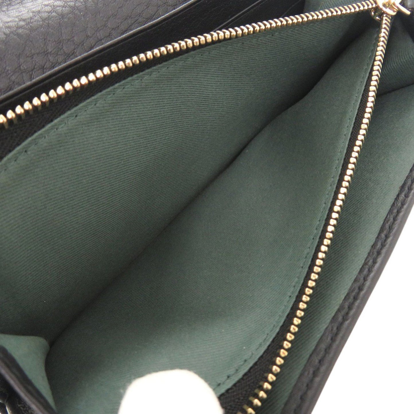 Bvlgari Monete 35963 Black Leather Long Wallet 1036 Bvlgari