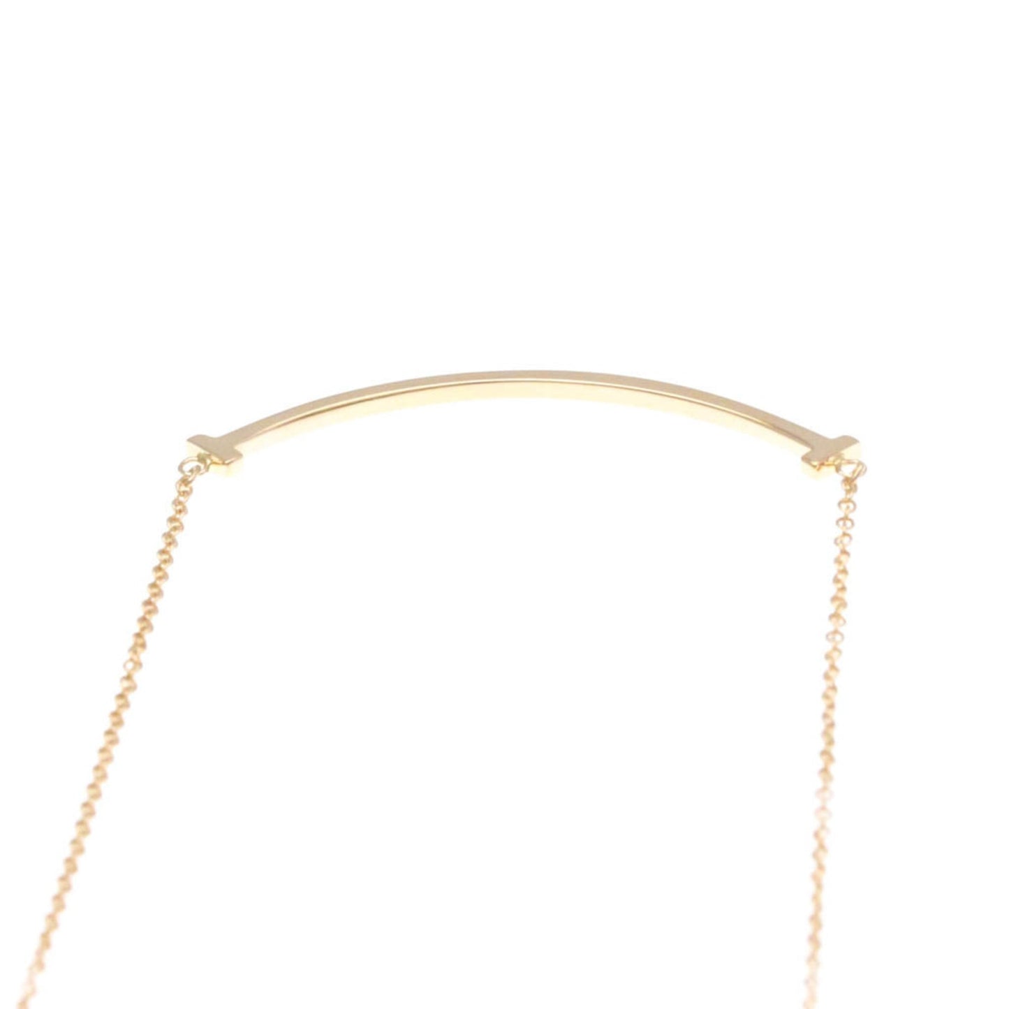 Tiffany Tiffany T Smile Small Necklace Pink Gold (18K) No Stone Women