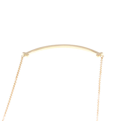 Tiffany Tiffany T Smile Small Necklace Pink Gold (18K) No Stone Women