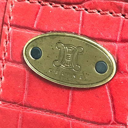 Celine Belt Bag Hand Bag Red Goldhardware