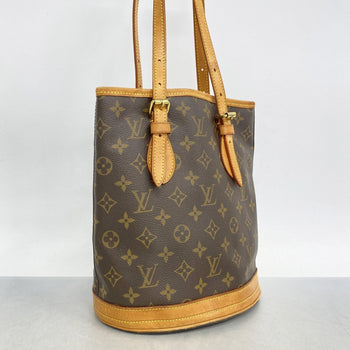 Louis Vuitton Monogram Bucket Pm Tote Bag M42238 Brown