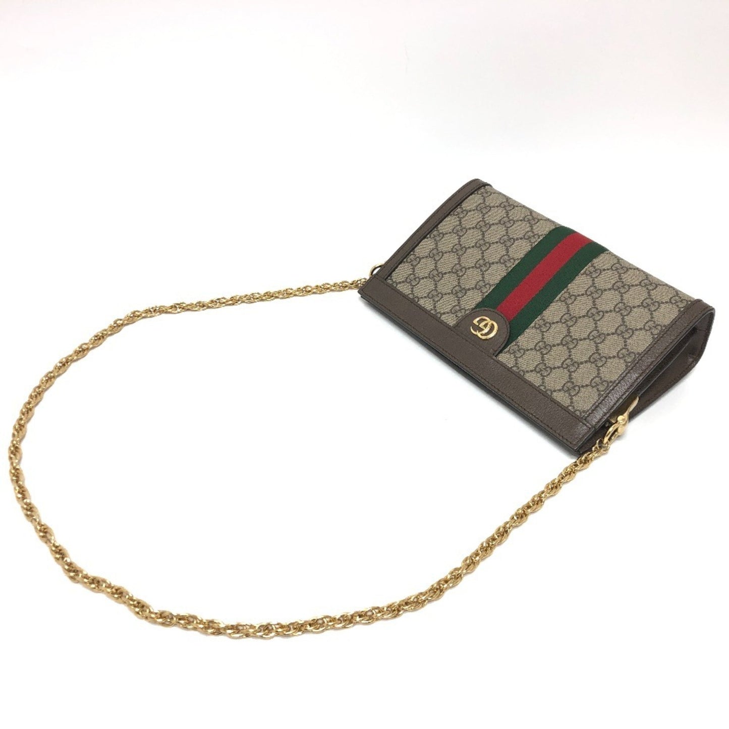 Gucci 503877 Ophidia Gg Small Chain Shoulder Bag In Supreme Canvas