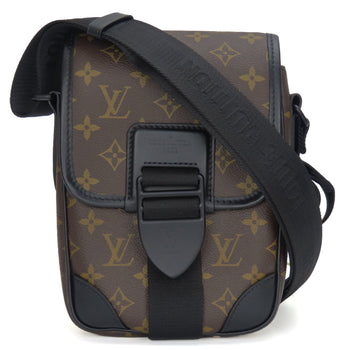 Louis Vuitton Shoulder Bag Archie M46442 Monogram Macassar Brown Black