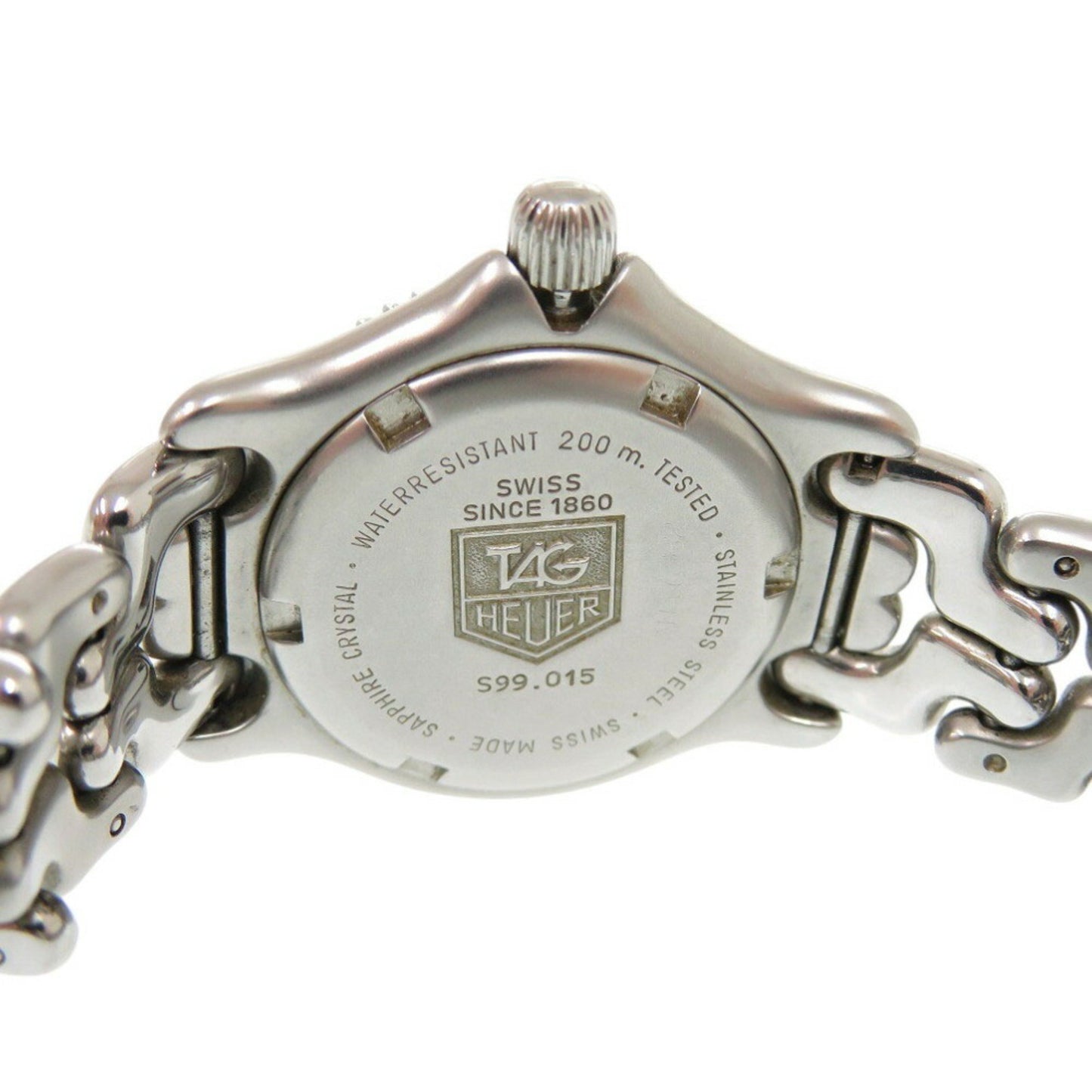 Tag Heuer Sel S99.015 Stainless Steel White Quartz Watch