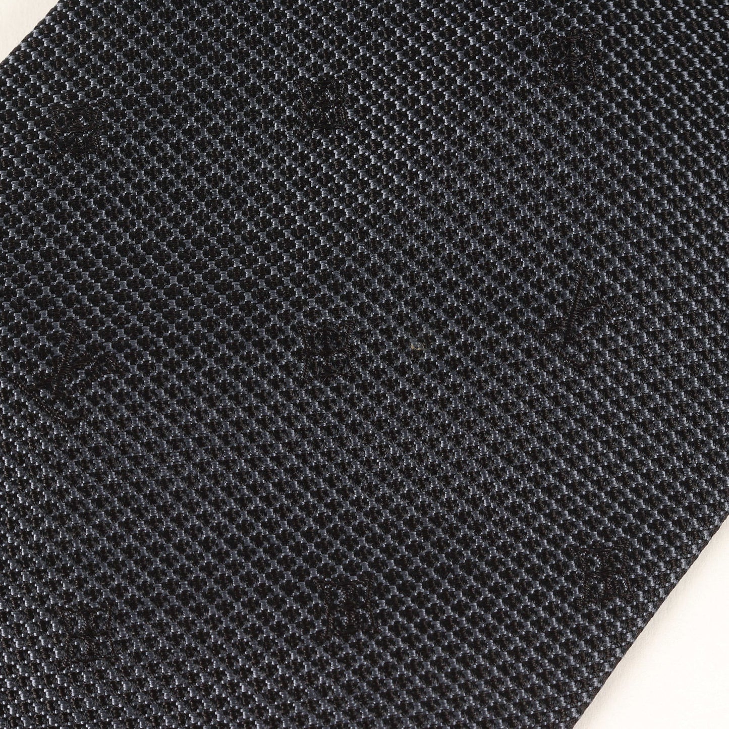 Louis Vuitton Monogram Silk Cravate Black