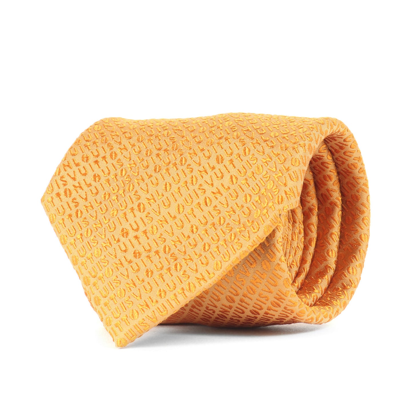 Louis Vuitton Silk Cravate Gold Tie For Men