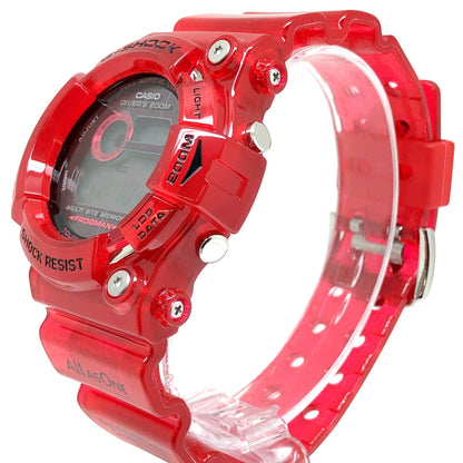 G-Shock Casio Watch Gw-203K-4 Frogman Irukuji 2003 Candy Red Skeleton Tough Solar 9Th Iruka Whale