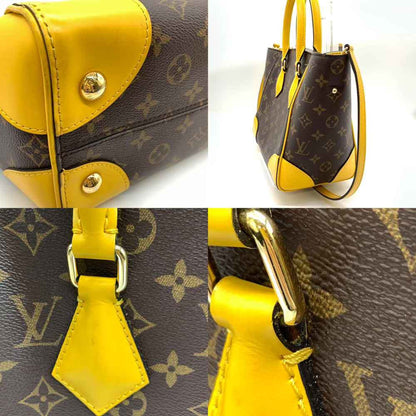 Louis Vuitton Bag Phoenix Pm Brown X Yellow Jonquil Handbag Tote Shoulder 2Way